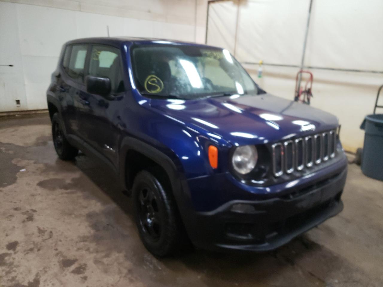 JEEP RENEGADE S 2016 with VIN ZACCJBAT3GPE29085 - Photo from auction
