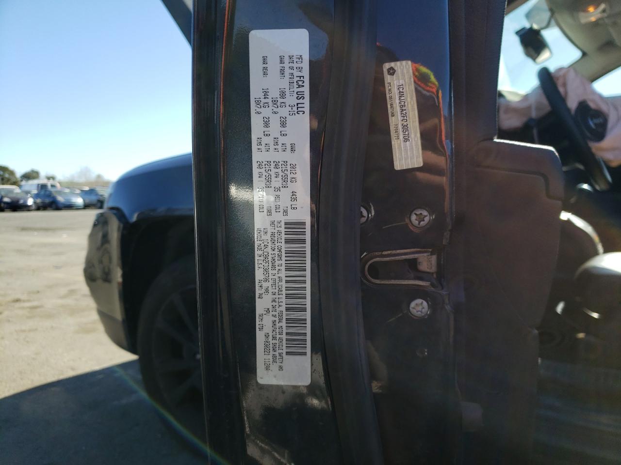 Photo 10 from auction – 2015 JEEP COMPASS SP with VIN 1C4NJCBA2FD305706