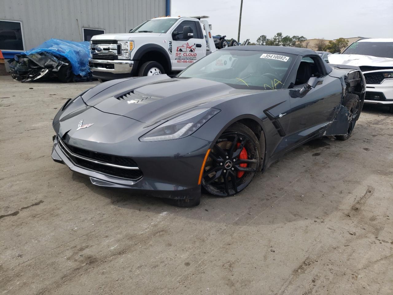 Photo 2 from auction – 2014 CHEVROLET CORVETTE S with VIN 1G1YJ3D76E5122289