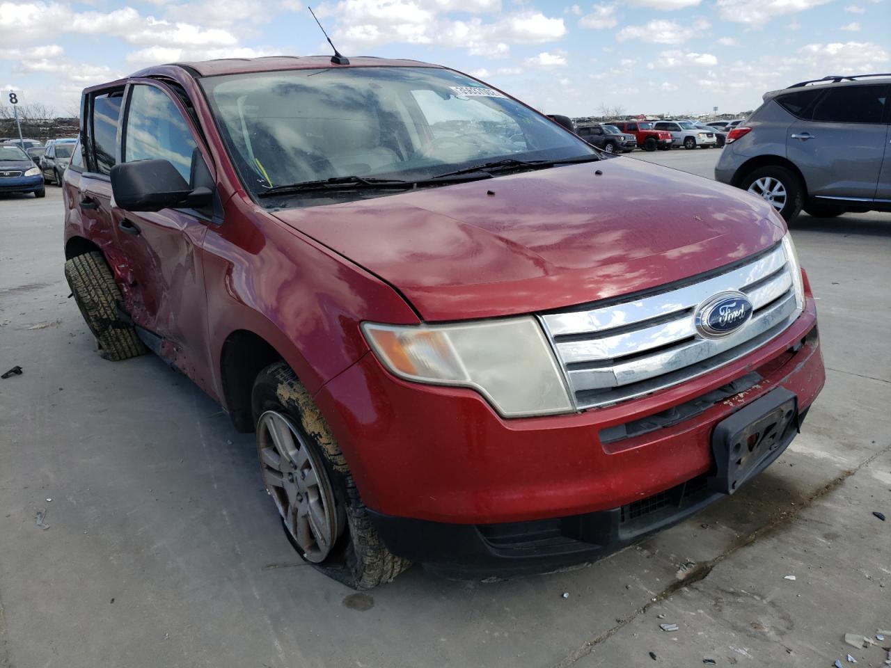 FORD EDGE SE 2008 with VIN 2FMDK36C88BA18900 - Photo from auction