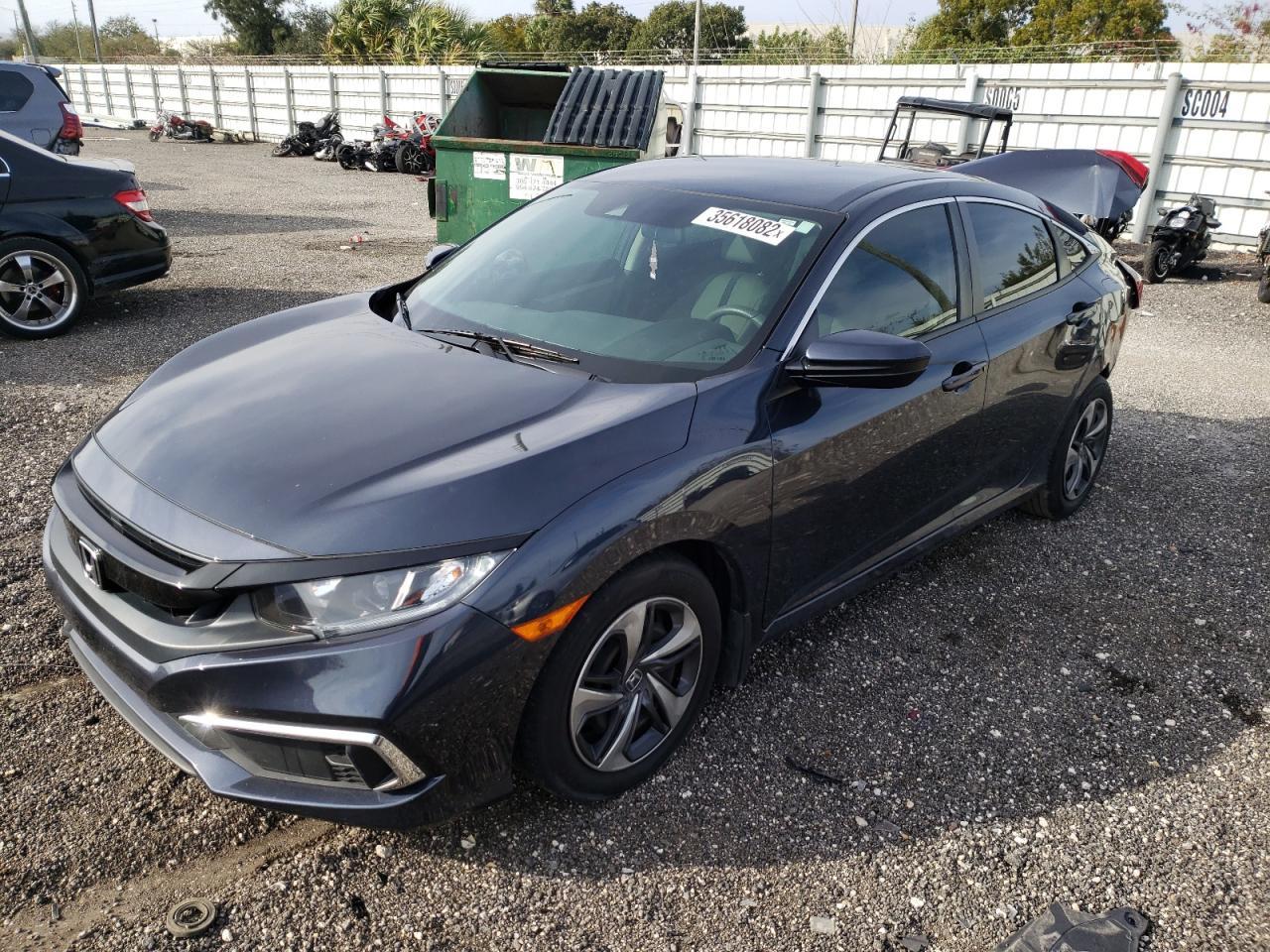 Photo 2 from auction – 2019 HONDA CIVIC LX with VIN 2HGFC2F67KH584339