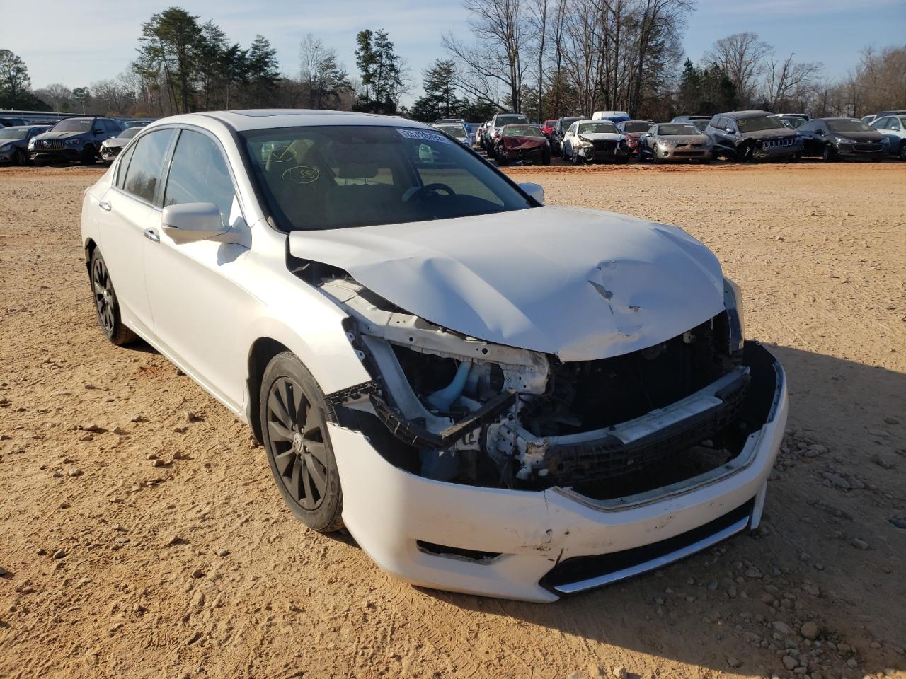 HONDA ACCORD EXL 2014 with VIN 1HGCR2F84EA036949 - Photo from auction