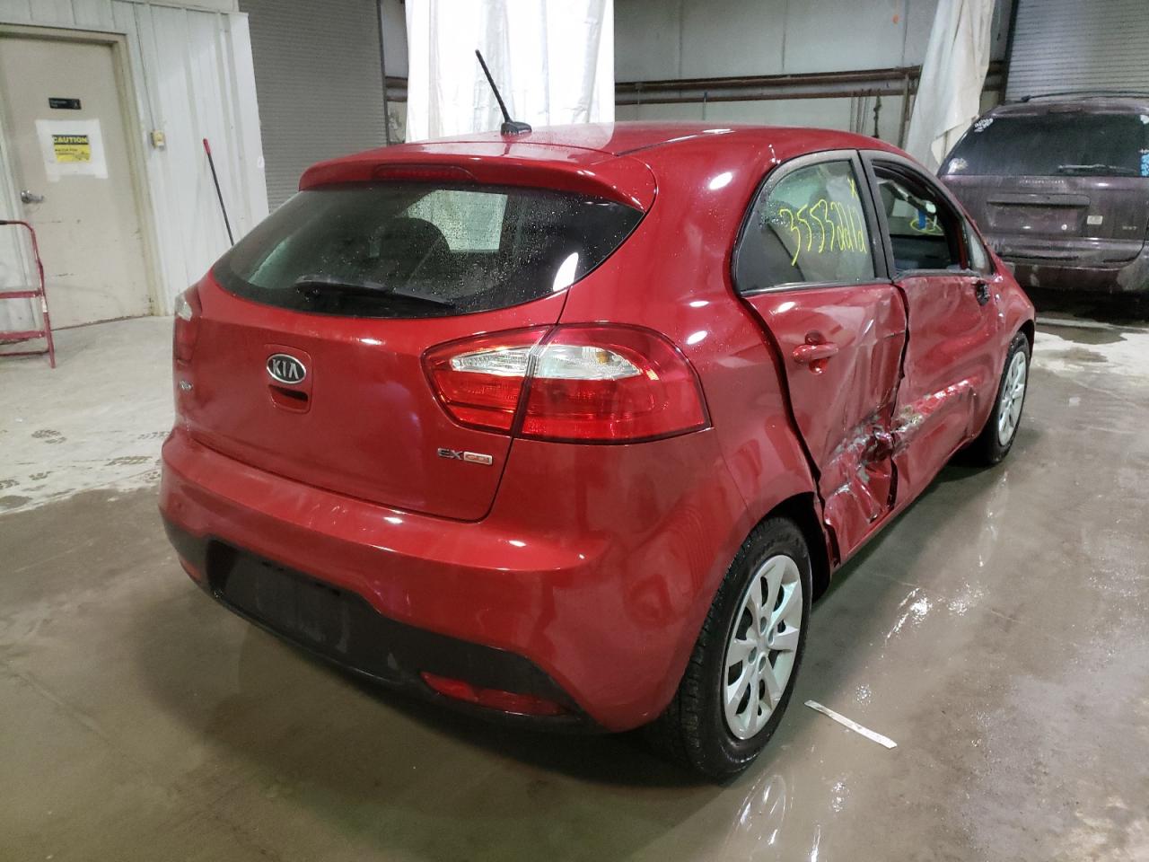 Photo 4 from auction – 2013 KIA RIO EX with VIN KNADN5A38D6124140