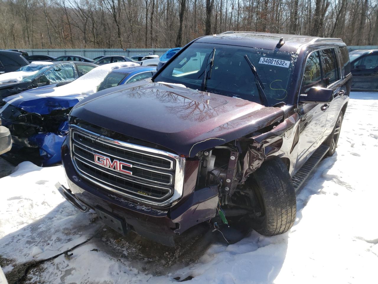 Photo 2 from auction – 2017 GMC YUKON SLT with VIN 1GKS2BKC6HR309943