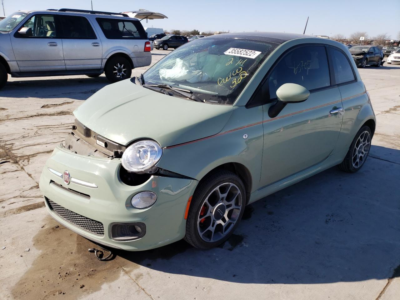 Photo 2 from auction – 2012 FIAT 500 SPORT with VIN 3C3CFFBR7CT103390