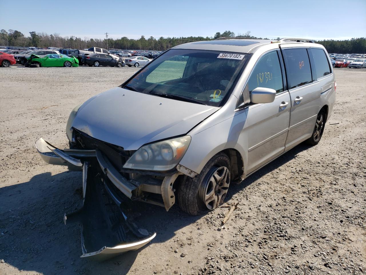 Photo 2 from auction – 2005 HONDA ODYSSEY EX with VIN 5FNRL38685B017985