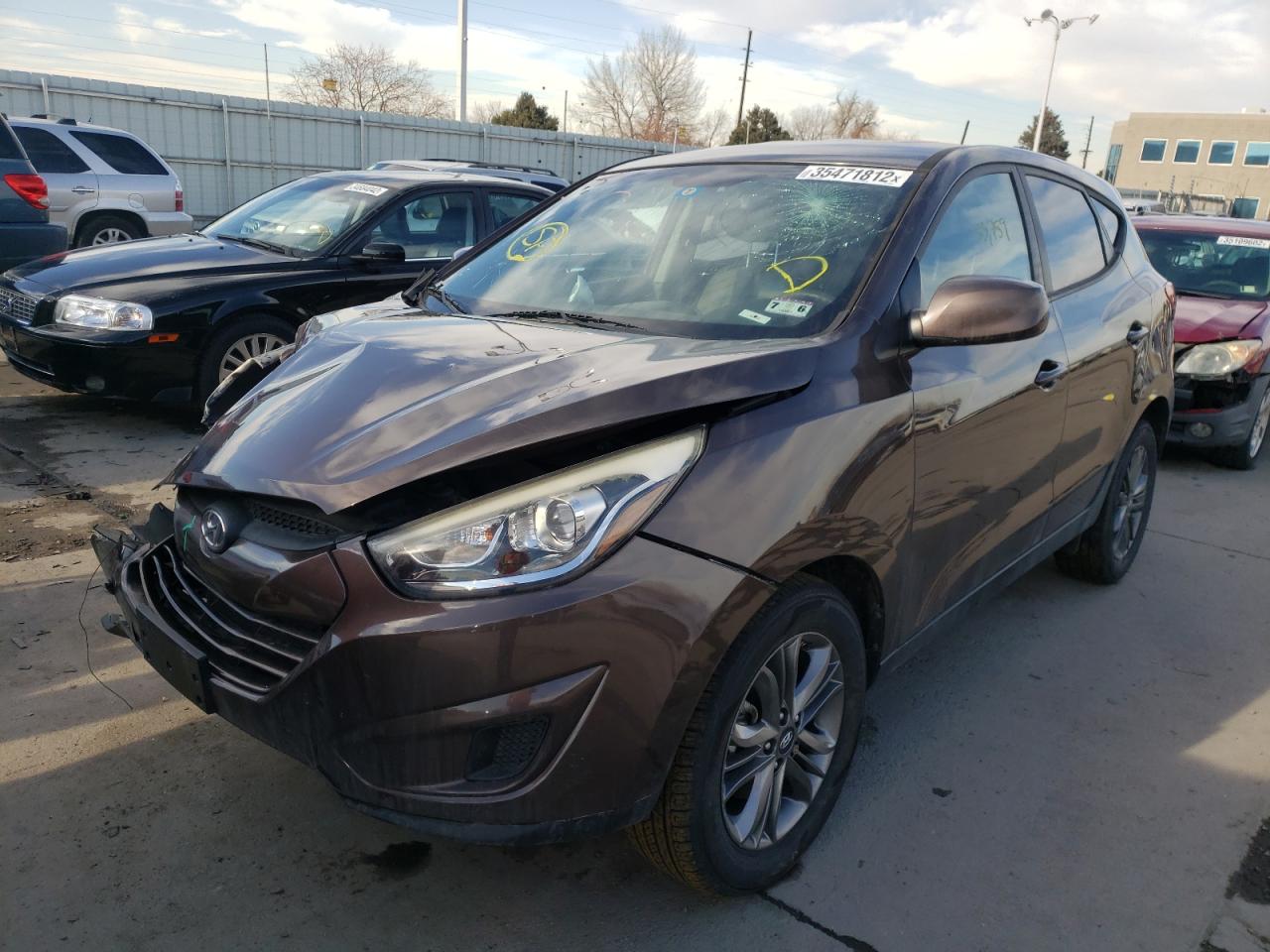 Photo 2 from auction – 2014 HYUNDAI TUCSON GLS with VIN KM8JT3AF5EU950690