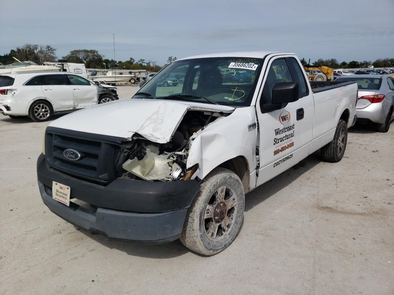 Photo 2 from auction – 2005 FORD F150 with VIN 1FTRF12W05NB96738