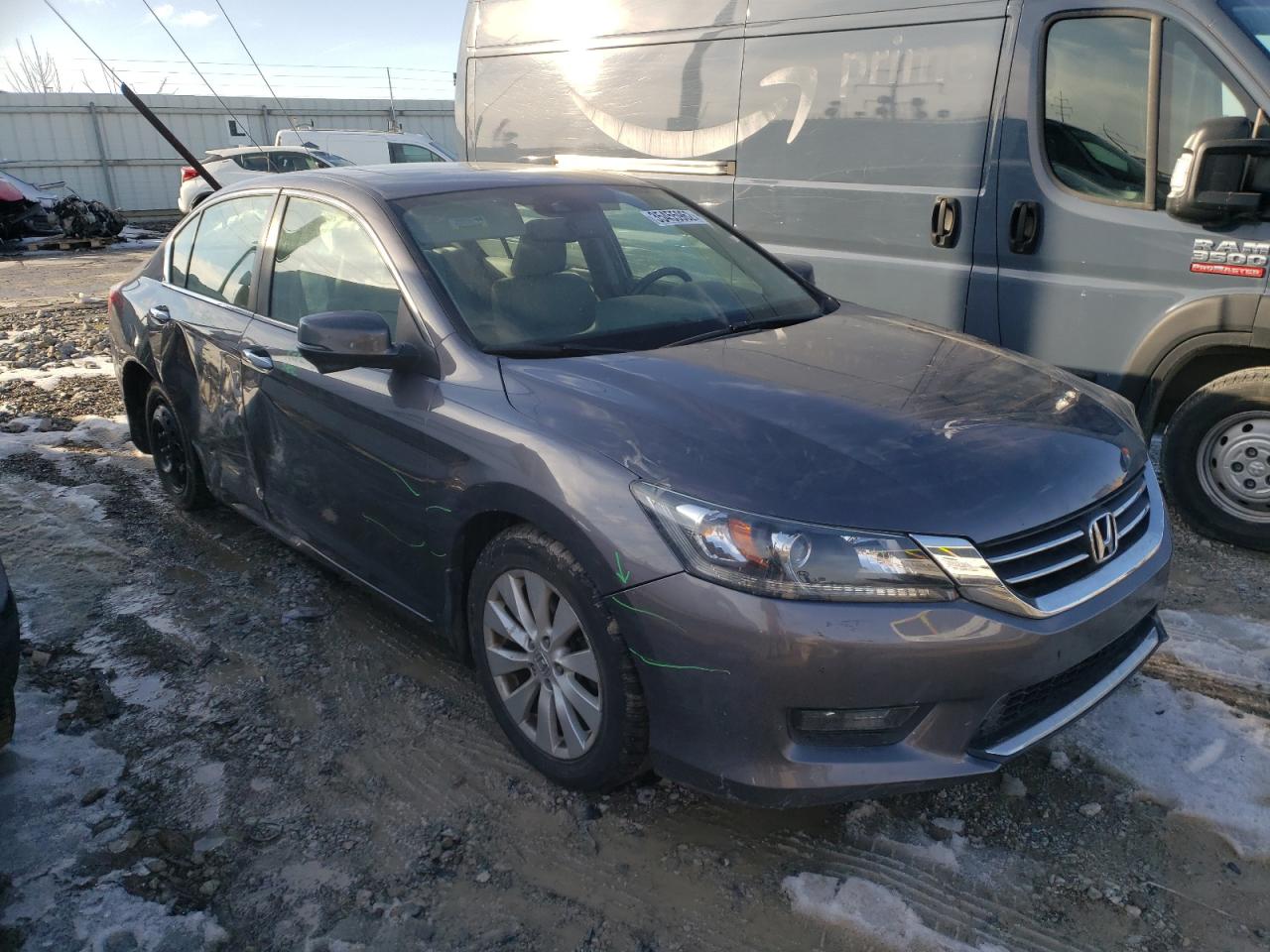 HONDA ACCORD EXL 2015 with VIN 1HGCR2F84FA107407 - Photo from auction