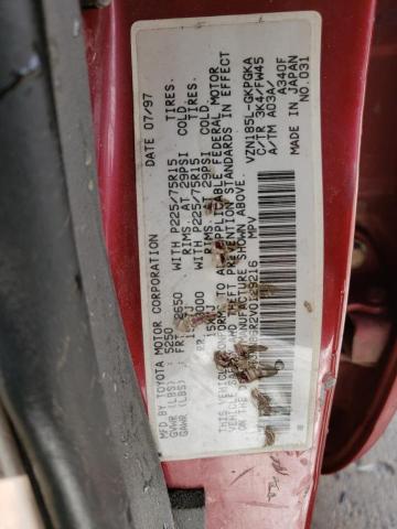 Photo 10 from auction – 1997 TOYOTA 4RUNNER SR with VIN JT3HN86R2V0129216