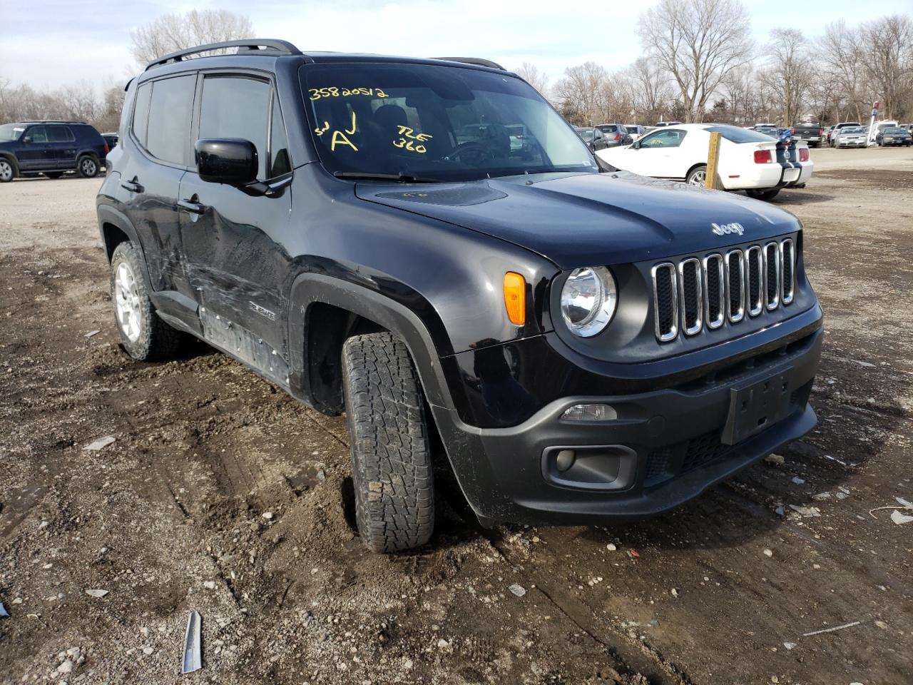JEEP RENEGADE L 2017 with VIN ZACCJBBB5HPE61124 - Photo from auction
