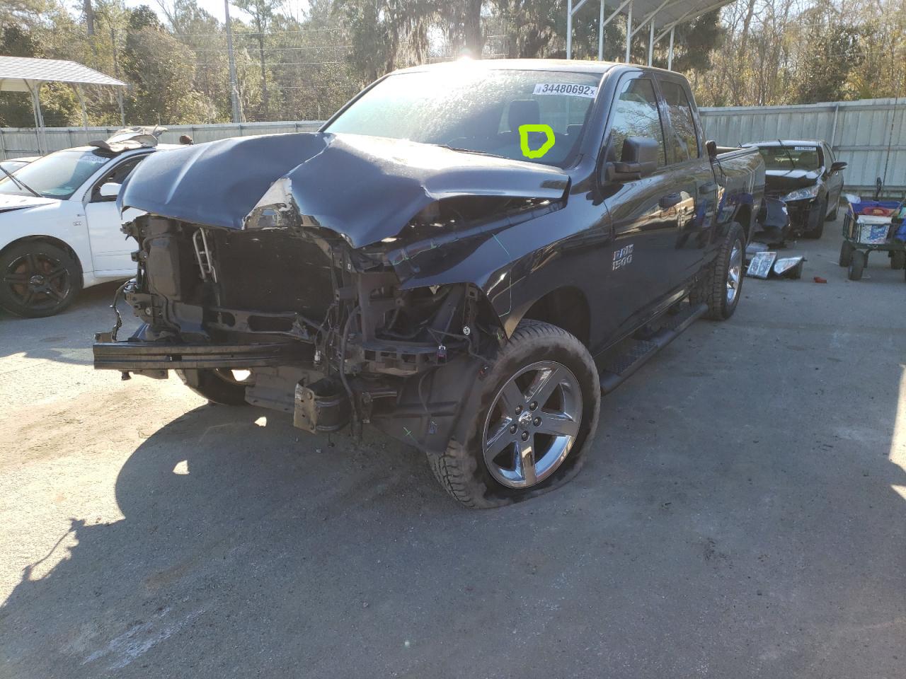 Photo 2 from auction – 2017 RAM 1500 ST with VIN 1C6RR7FG6HS698440