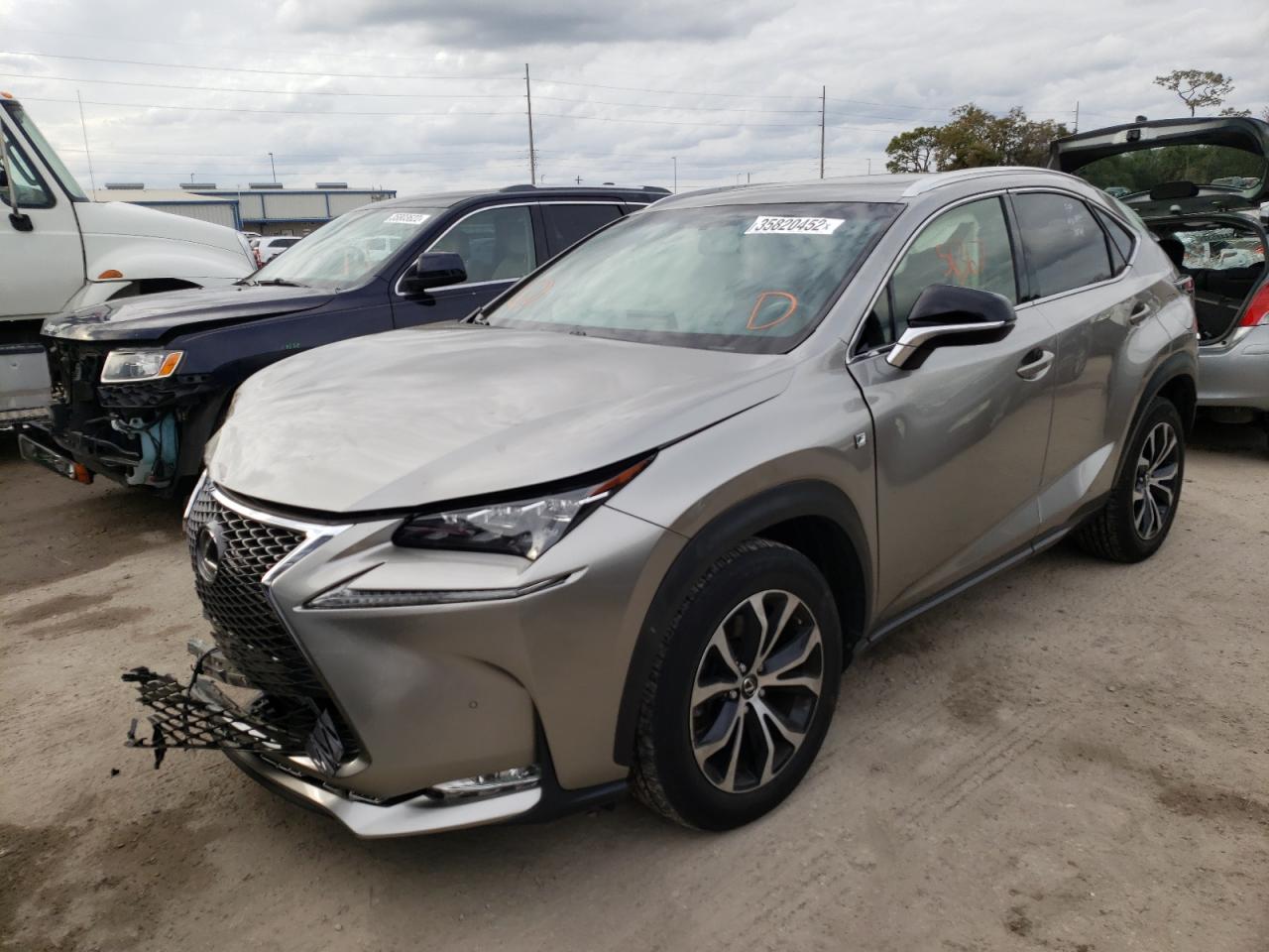 Photo 2 from auction – 2015 LEXUS NX 200T with VIN JTJBARBZ0F2019213