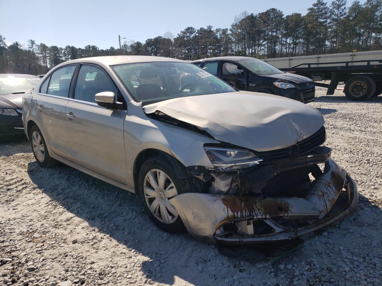 VOLKSWAGEN JETTA SE 2013 with VIN 3VWDP7AJ7DM281162 - Photo from auction