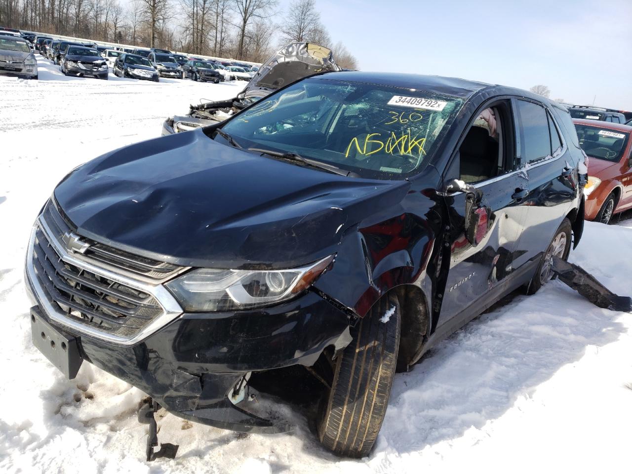Photo 2 from auction – 2019 CHEVROLET EQUINOX LT with VIN 3GNAXKEV3KL339347