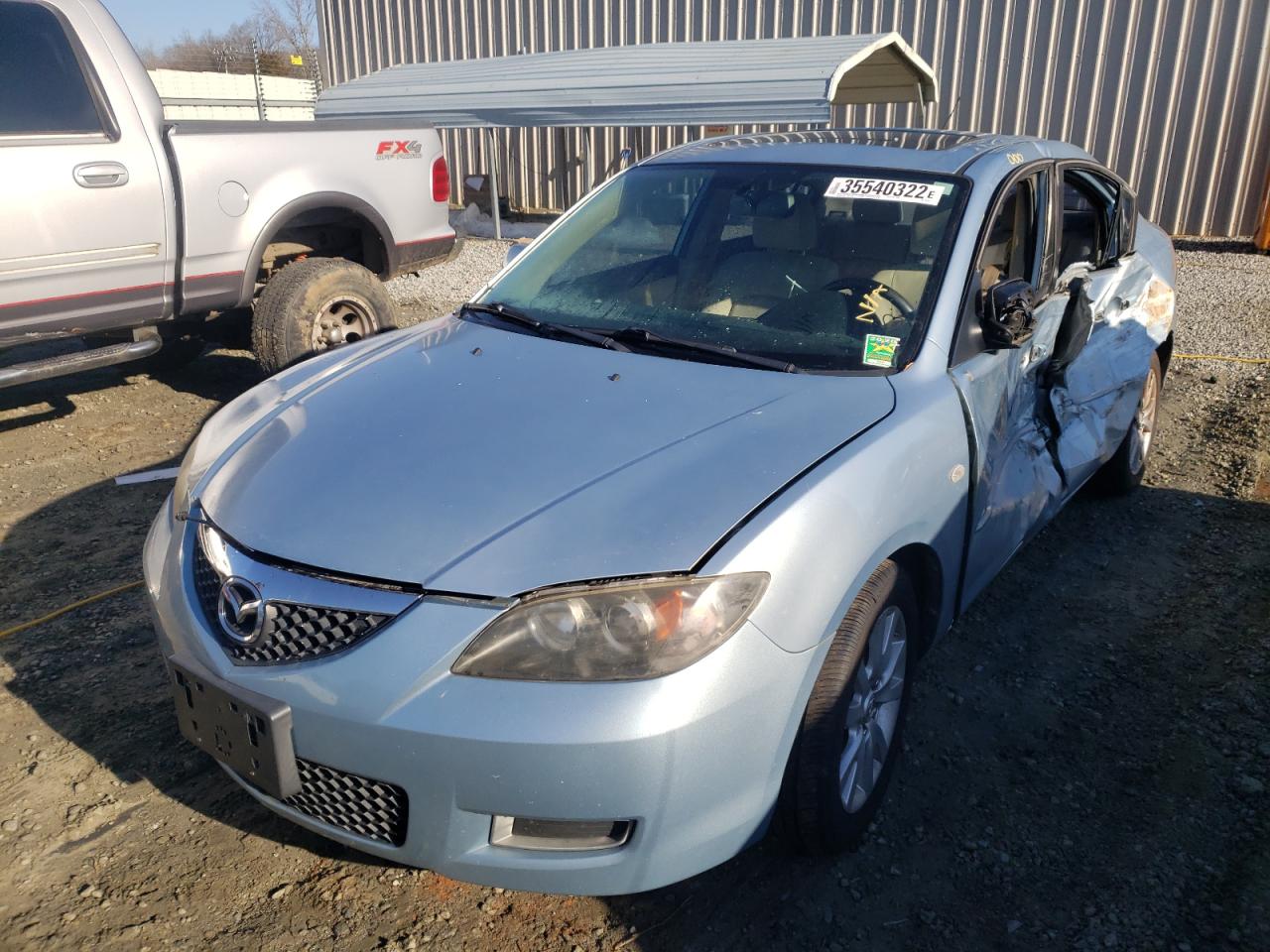 Photo 2 from auction – 2008 MAZDA 3 I with VIN JM1BK32F681838495