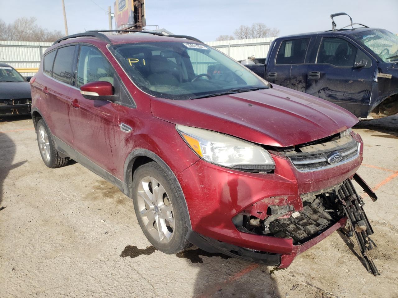 Photo 1 from auction – 2013 FORD ESCAPE SEL with VIN 1FMCU0HX7DUB30791