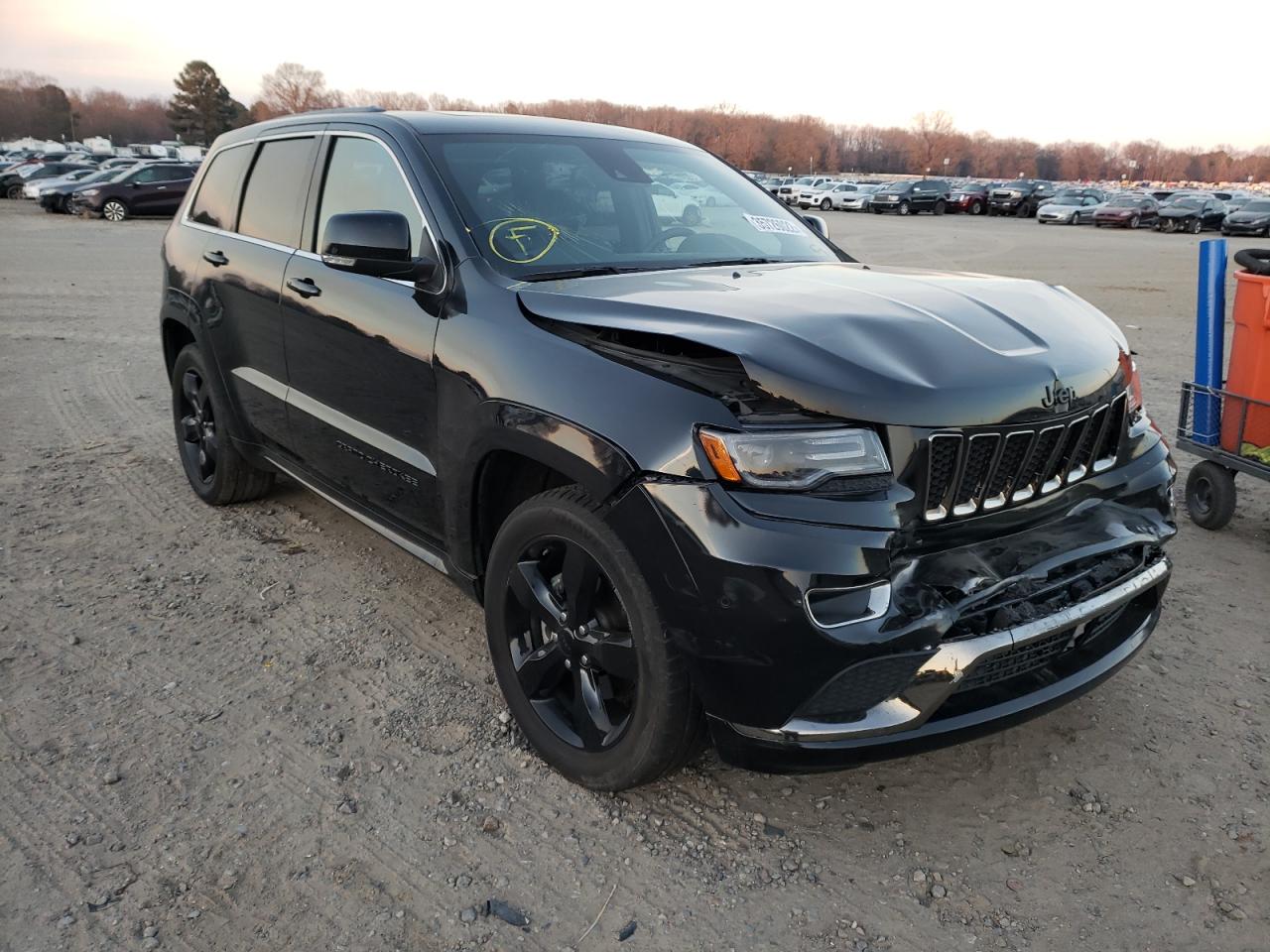 JEEP GRAND CHER 2015 with VIN 1C4RJECG2FC137393 - Photo from auction