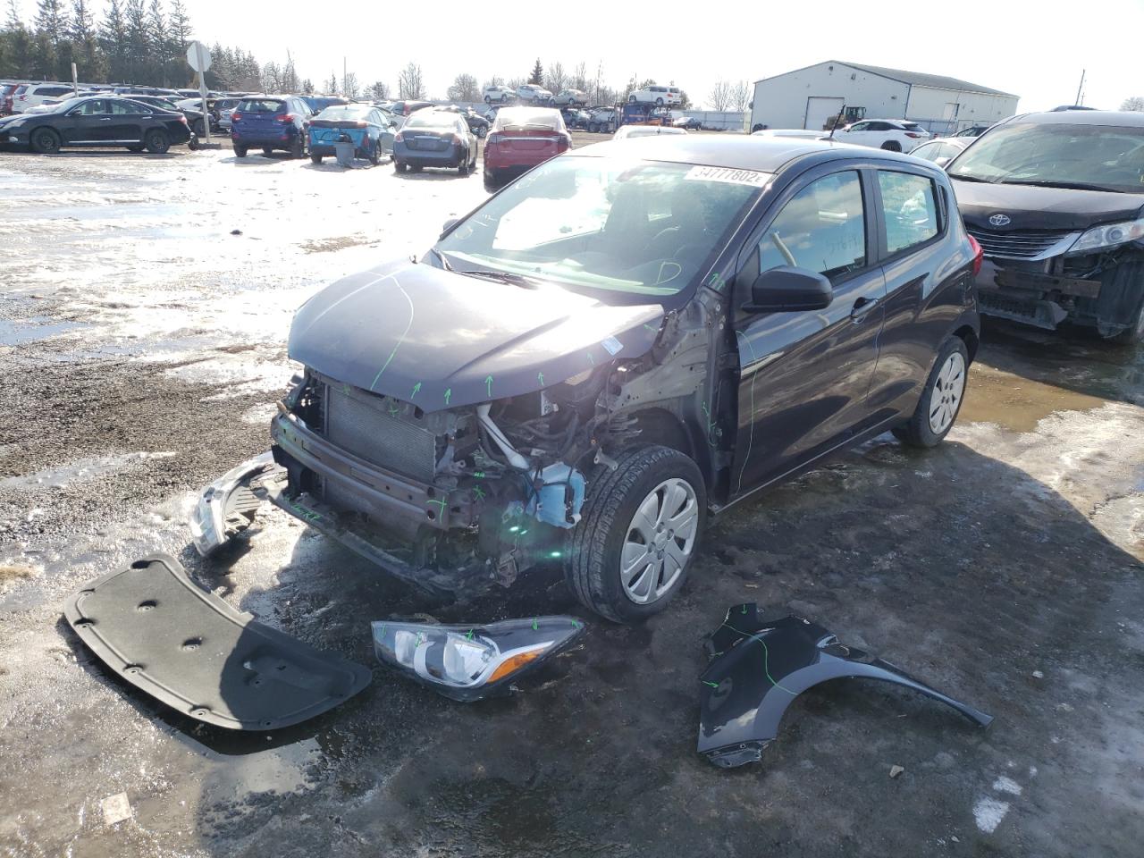 Photo 2 from auction – 2016 CHEVROLET SPARK LS with VIN KL8CA6SA5GC561993