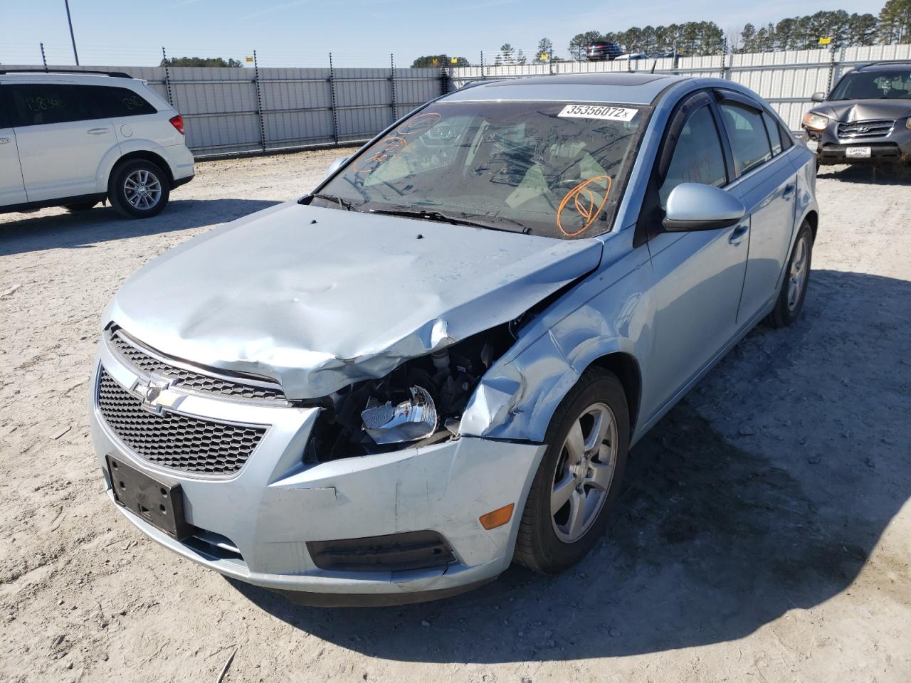 Photo 2 from auction – 2012 CHEVROLET CRUZE LT with VIN 1G1PF5SC7C7152279
