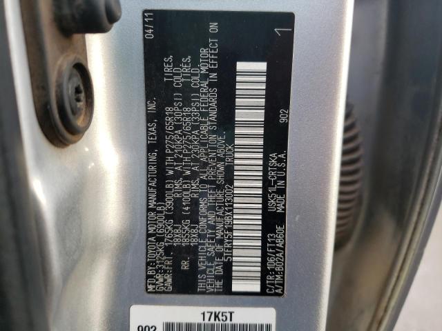 Photo 10 from auction – 2011 TOYOTA TUNDRA DOU with VIN 5TFRY5F19BX113002