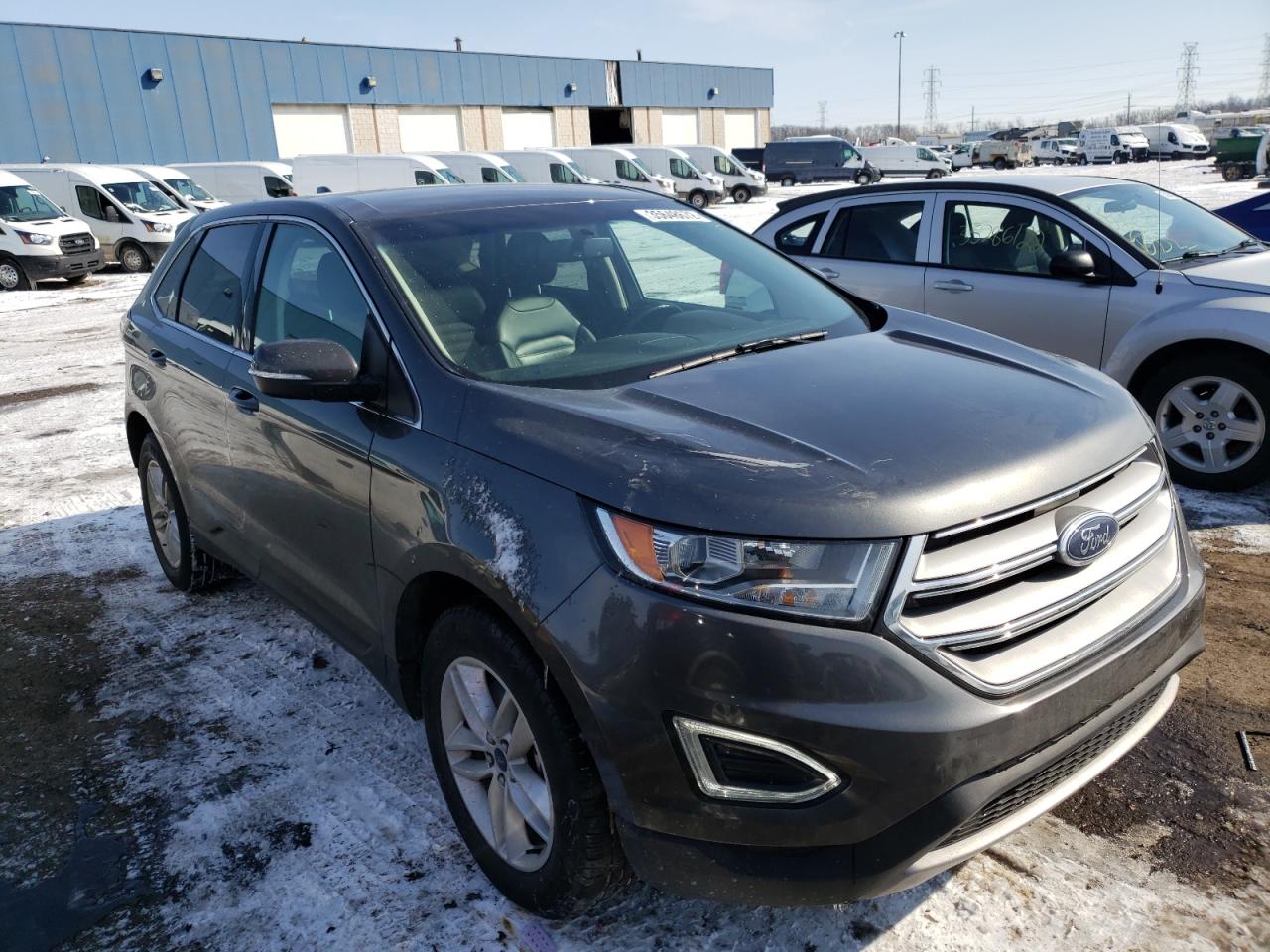 FORD EDGE SEL 2017 with VIN 2FMPK4J95HBB15650 - Photo from auction