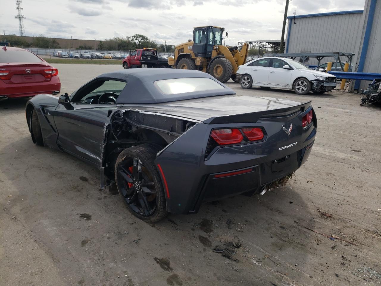 Photo 3 from auction – 2014 CHEVROLET CORVETTE S with VIN 1G1YJ3D76E5122289