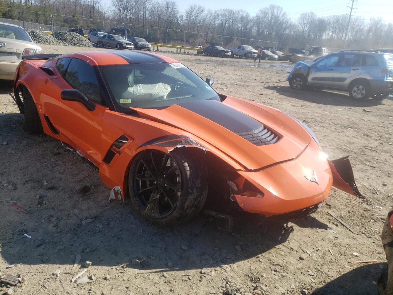 CHEVROLET CORVETTE G 2019 with VIN 1G1YV2D73K5110658 - Photo from auction