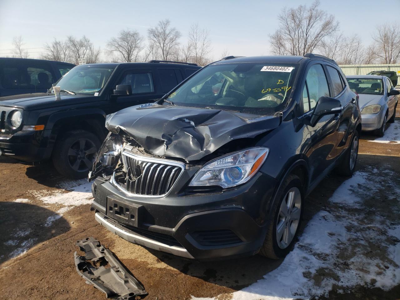 Photo 2 from auction – 2016 BUICK ENCORE with VIN KL4CJASBXGB695594