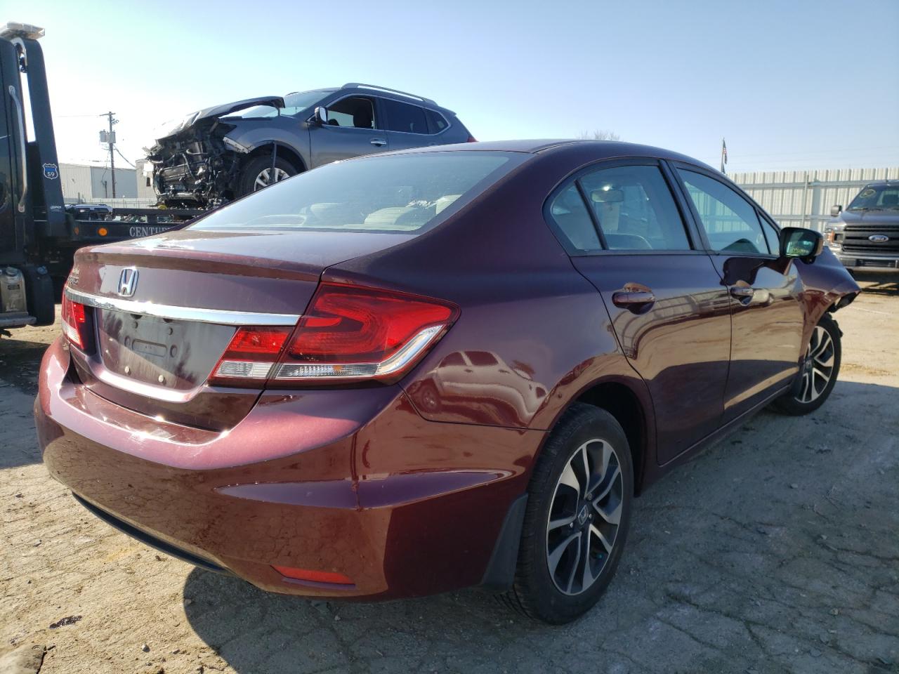 Photo 4 from auction – 2014 HONDA CIVIC EX with VIN 19XFB2F80EE041157