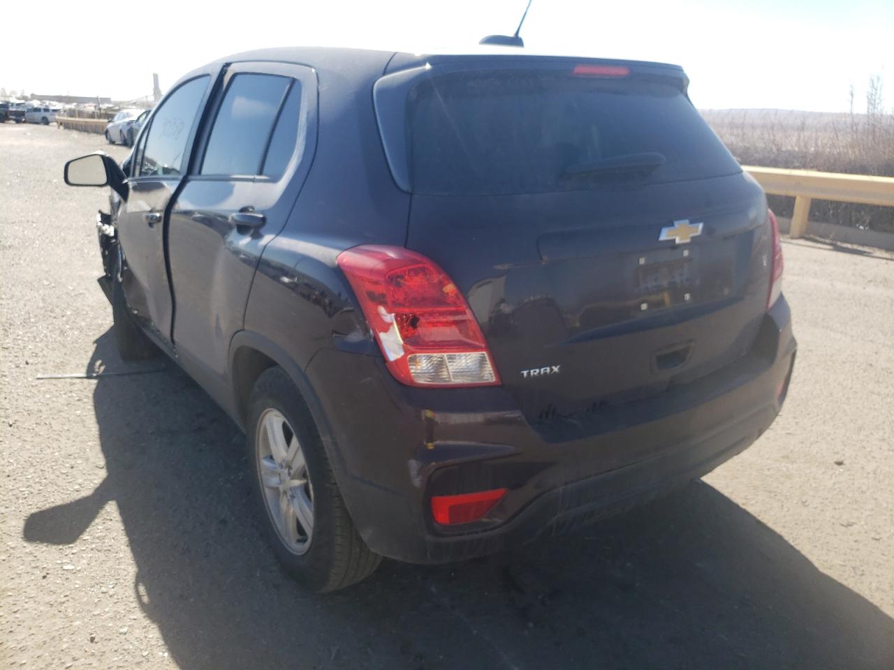 Photo 3 from auction – 2020 CHEVROLET TRAX LS with VIN KL7CJKSB4LB342285
