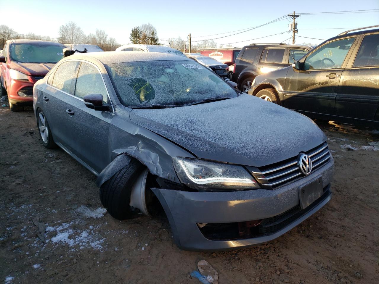 VOLKSWAGEN PASSAT SE 2013 with VIN 1VWBP7A38DC034159 - Photo from auction