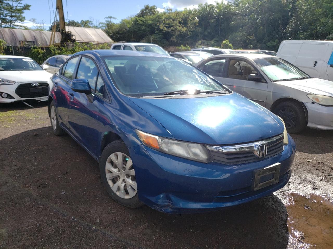HONDA CIVIC LX 2012 with VIN 2HGFB2F53CH542441 - Photo from auction
