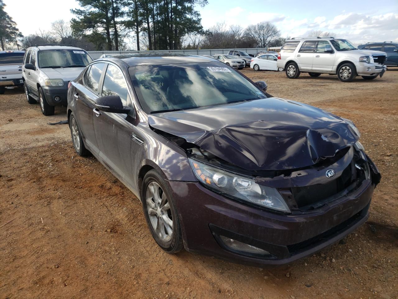 KIA OPTIMA EX 2013 with VIN 5XXGN4A76DG121896 - Photo from auction