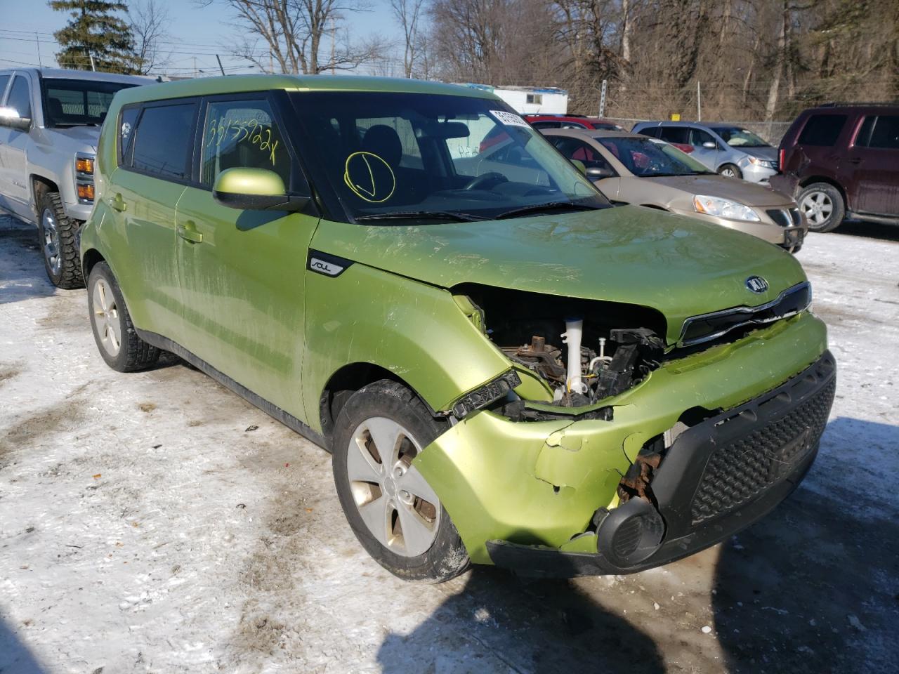 KIA SOUL 2015 with VIN KNDJN2A25F7810760 - Photo from auction