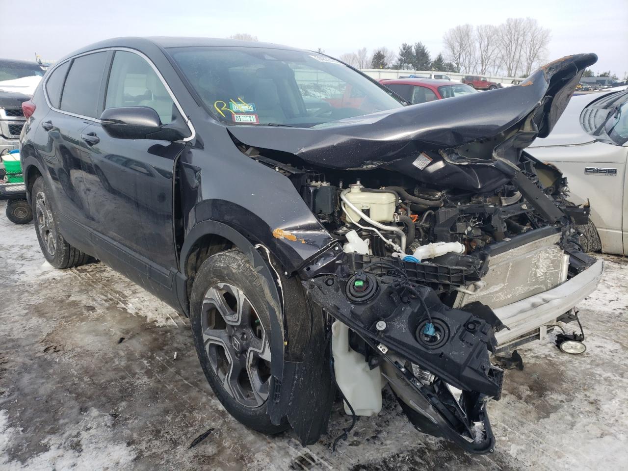 HONDA CR-V EX 2018 with VIN 7FARW2H58JE059516 - Photo from auction