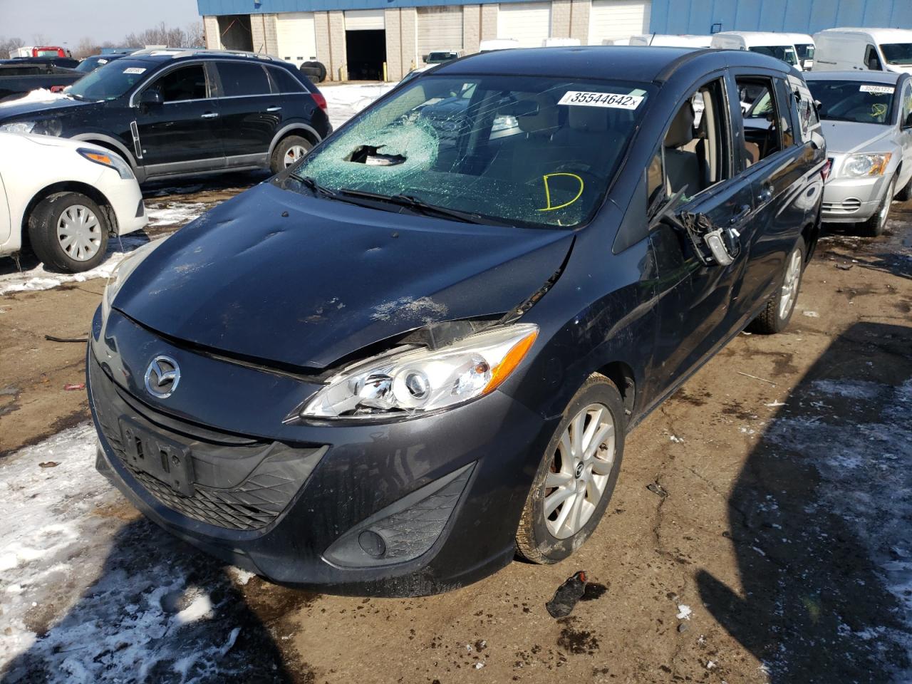 Photo 2 from auction – 2013 MAZDA 5 with VIN JM1CW2BL5D0144826