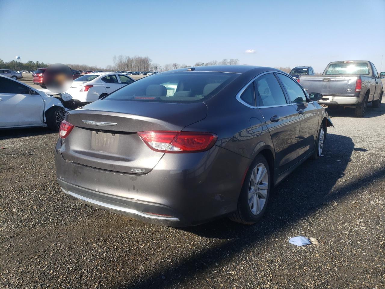 Photo 4 from auction – 2016 CHRYSLER 200 LIMITE with VIN 1C3CCCAB5GN104345