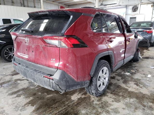 Photo 4 from auction – 2021 TOYOTA RAV4 LE with VIN 2T3F1RFV8MW211639