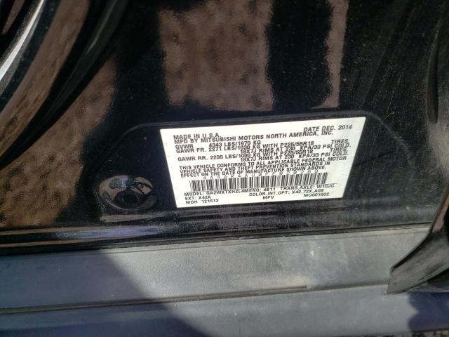 Photo 10 from auction – 2015 MITSUBISHI OUTLANDER with VIN 4A4AR4AU0FE020269