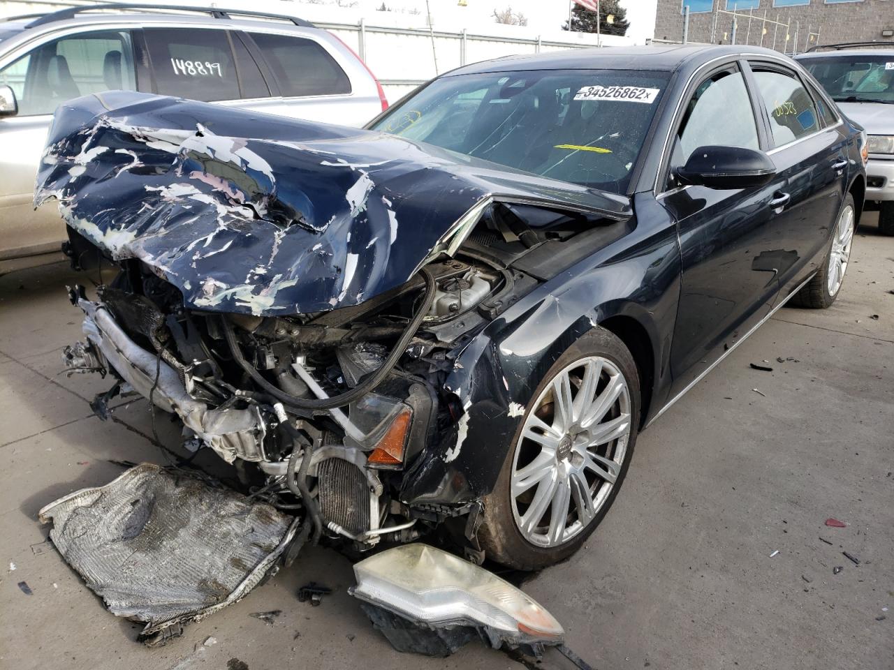 Photo 2 from auction – 2013 AUDI A8 L QUATT with VIN WAUR2AFDXDN010199
