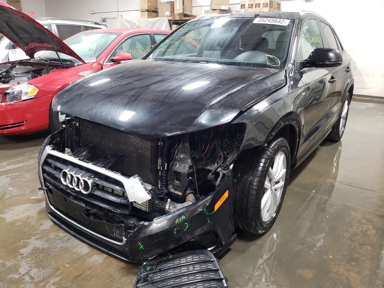 Photo 2 from auction – 2018 AUDI Q3 PREMIUM with VIN WA1ECCFS6JR021014