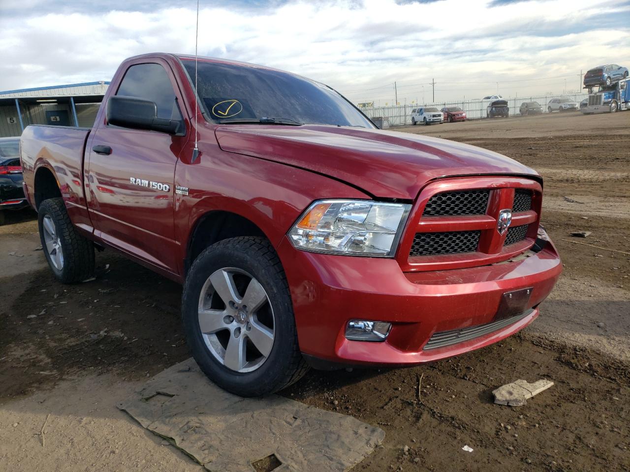 DODGE RAM 1500 S 2012 con VIN 3C6JD7AT6CG280458 - Foto de la subasta