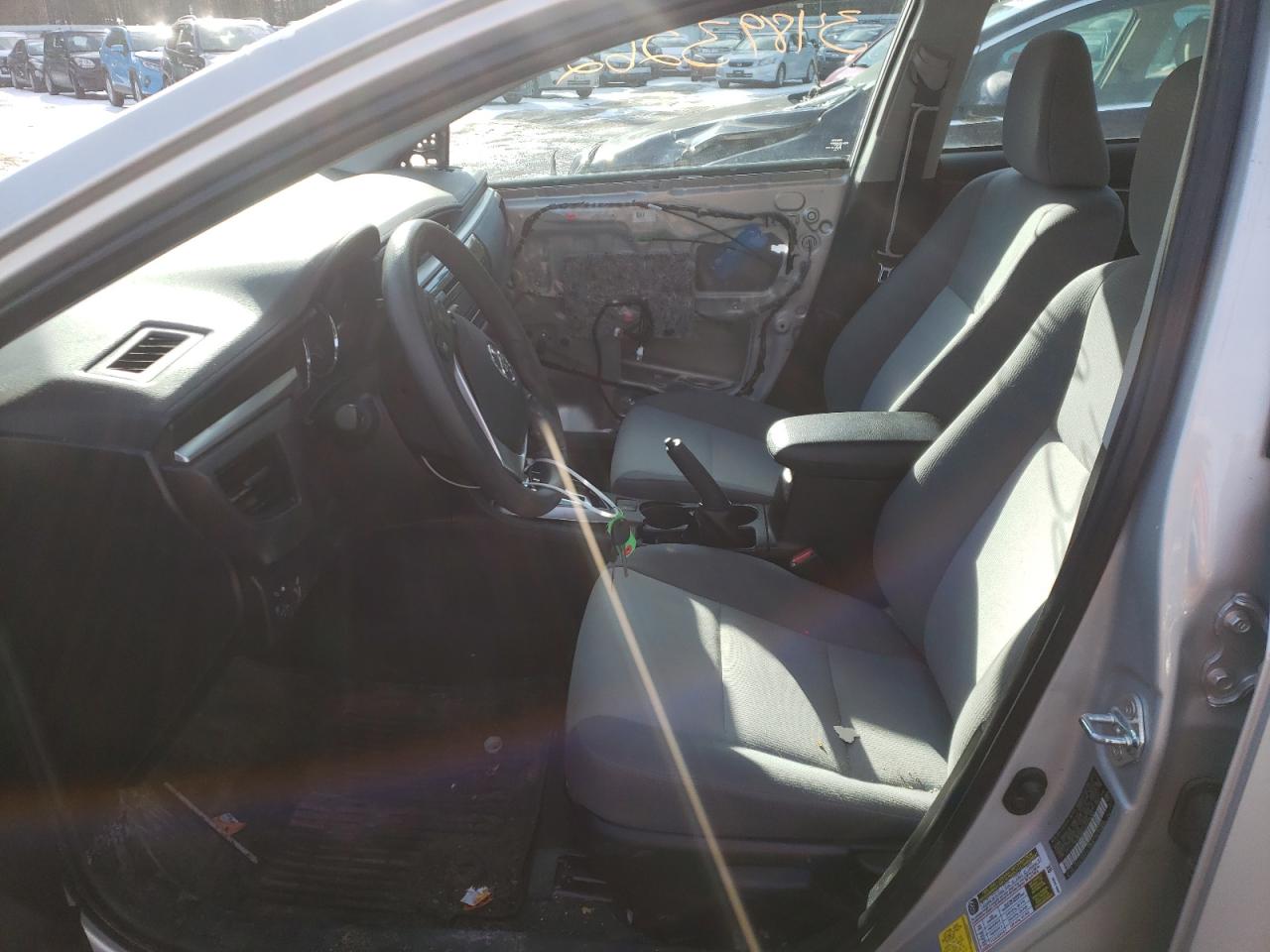 Photo 5 from auction – 2015 TOYOTA COROLLA L with VIN 2T1BURHE6FC479797
