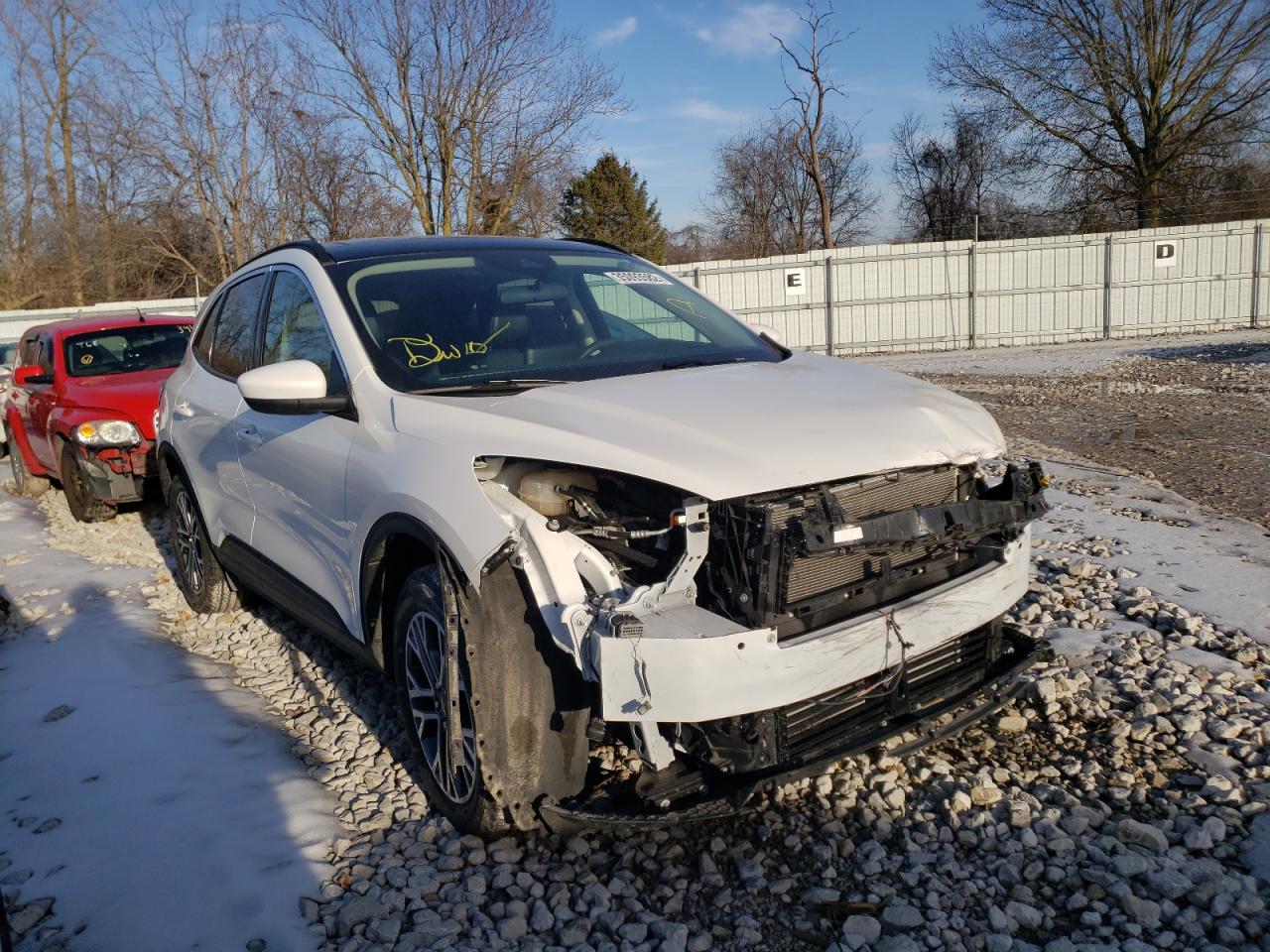 FORD ESCAPE SEL 2020 with VIN 1FMCU9H63LUA73614 - Photo from auction