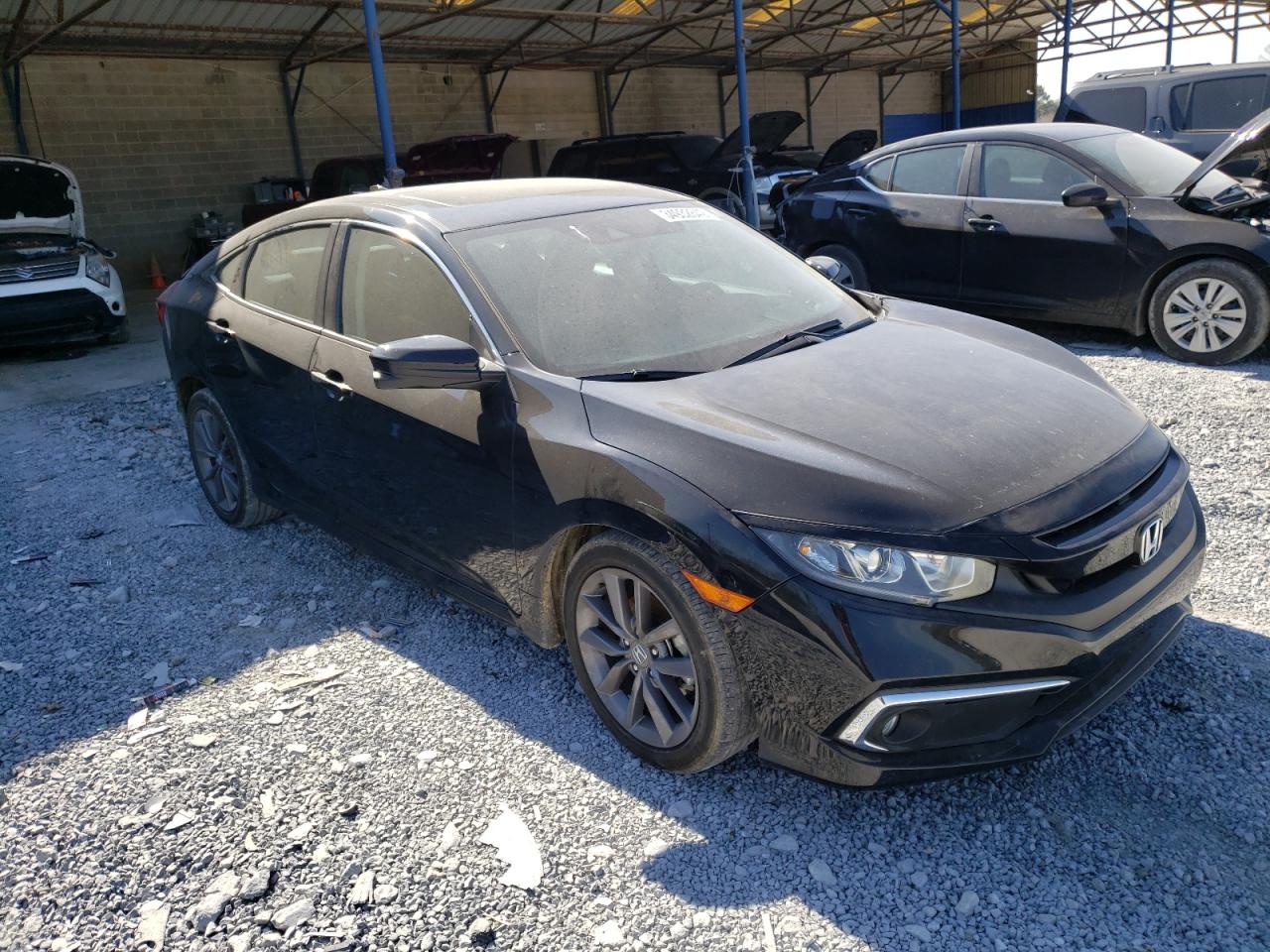 HONDA CIVIC EX 2019 with VIN 19XFC1F32KE017434 - Photo from auction