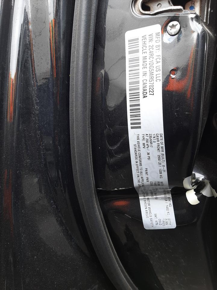 Photo 10 from auction – 2021 CHRYSLER VOYAGER LX with VIN 2C4RC1DG5MR570227