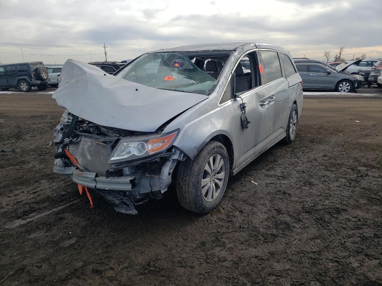 Photo 2 from auction – 2016 HONDA ODYSSEY SE with VIN 5FNRL5H32GB077944