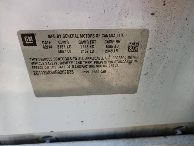Photo 10 from auction – 2014 CHEVROLET IMPALA LT with VIN 2G1125S34E9267635