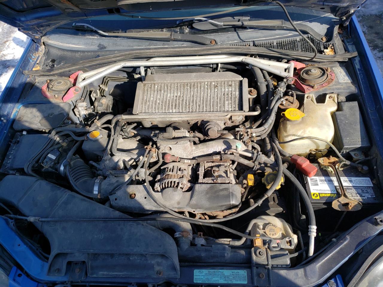 Photo 7 from auction – 2002 SUBARU IMPREZA WR with VIN JF1GG29602G819927